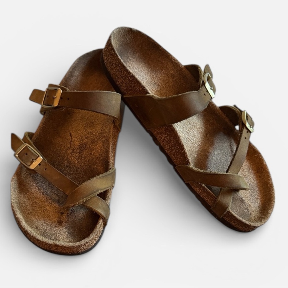 Birkenstock Mayari Sandal - Women's EU Sz 38 / US Sz 7-7 1/2 leather casual